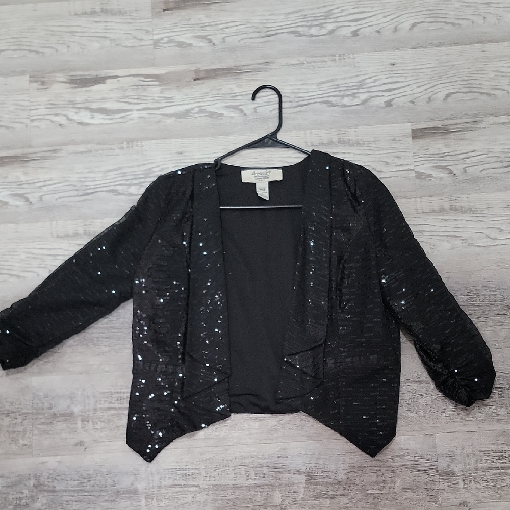 American Rag Black Sequin Blazer